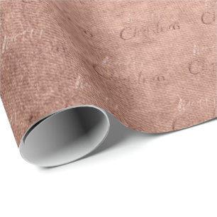 Papier Cadeau Cottage de manuscrit de parties scintillantes d'or