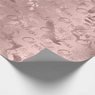 Papier Cadeau Cottage floral de manuscrit de parties