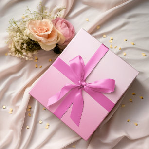 Papier Cadeau Cotton Candy Rose Dégradé Minimaliste Moderne