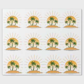 Papier Cadeau coucher de soleil
