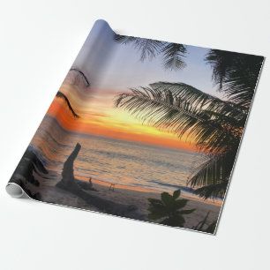 Papier Cadeau Coucher de soleil paisible sur Hawaiian Tropical I