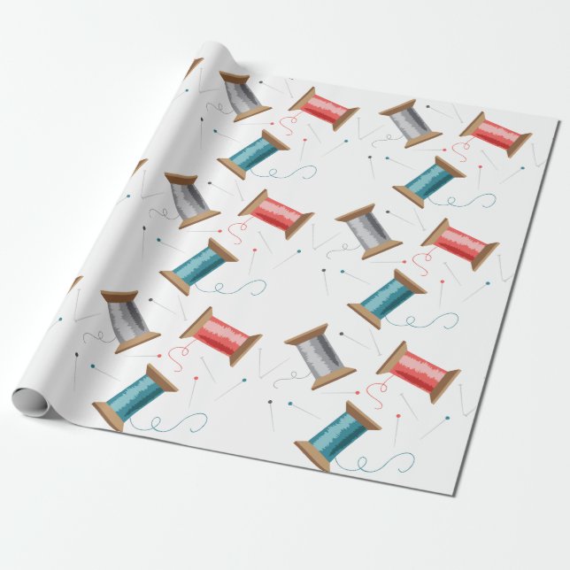 Papier Cadeau Coudre le fil (Déroulé)
