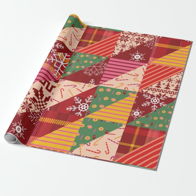 Papier Cadeau Couette de Noël (Déroulé)