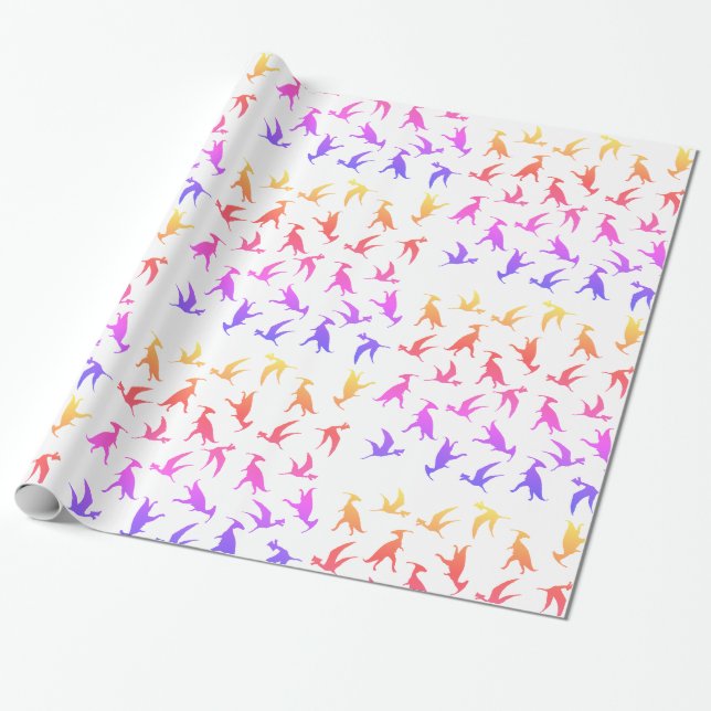 Papier Cadeau Couleur agréable (Déroulé)