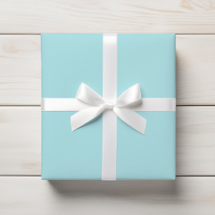Papier Cadeau Couleur claire Aqua bleu joyeux et solide