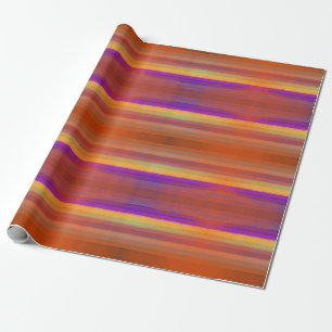 Papier Cadeau Couleur D'Aquarelle Salée Du lever De Soleil Gliss