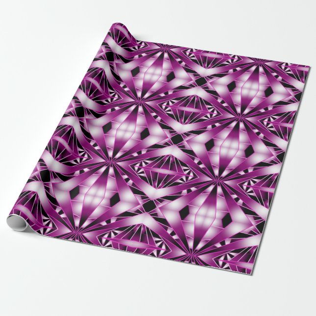Papier Cadeau Couleur de dégradé en perspective violet Rempli De (Déroulé)