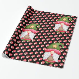 Papier Cadeau Couleur de la Personnaliser Glove Gnome