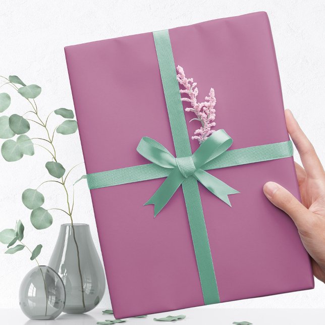 Papier Cadeau Couleur de tendance violet rose (Créateur téléchargé)