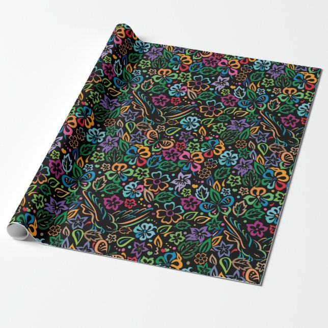 Papier Cadeau Couleur de vie (Déroulé)