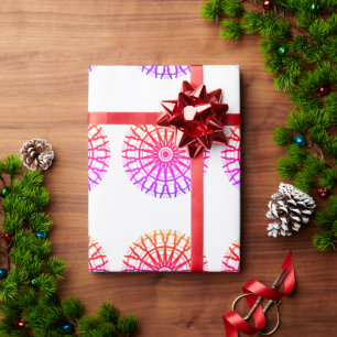 PAPIER CADEAU COULEUR ROSE ROSE MODERNE