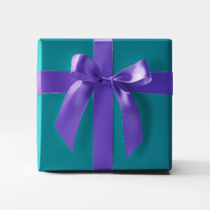 Papier Cadeau Couleur solide bleu Turquoise