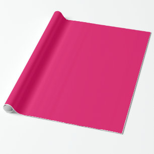 Papier Cadeau Couleur solide : framboise