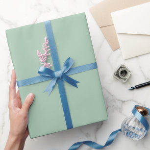 Papier Cadeau Couleur unie vert mousse de mer Nuance Ton
