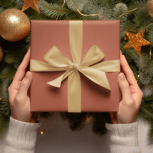Papier Cadeau Couleurs de tendance - Couleur de cuivre brûlé - R