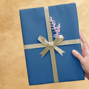 Papier Cadeau Couleurs élégantes - Bleu classique