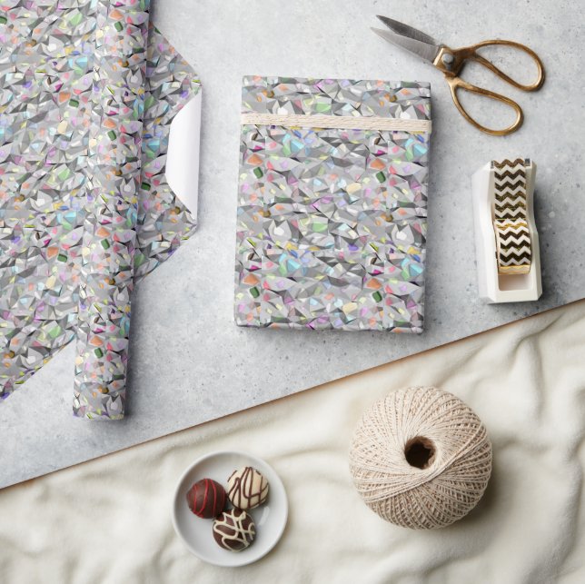 Papier Cadeau Couleurs Papier d'emballage brillant (Artisanat)