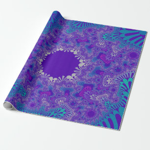 Papier Cadeau Coup de soleil de pureté bleue