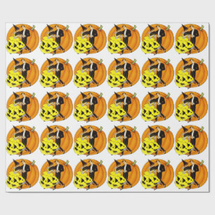 Papier Cadeau Couple d'Halloween