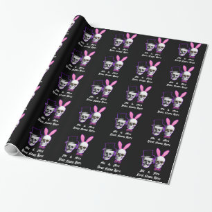 Papier Cadeau Couples gothiques de mariage