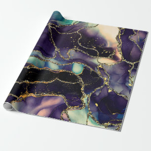 Papier Cadeau Courants de teintes translucides, sertissant swi m