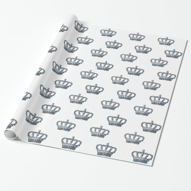 Papier Cadeau Couronnes (Déroulé)