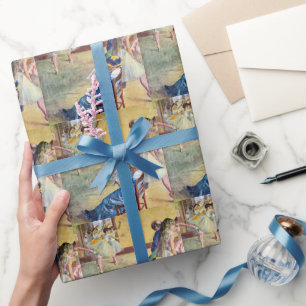 Papier Cadeau Cours de danse, le ballet par Edgar Degas