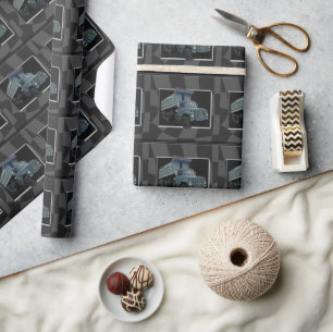 Papier Cadeau Course à la voiture