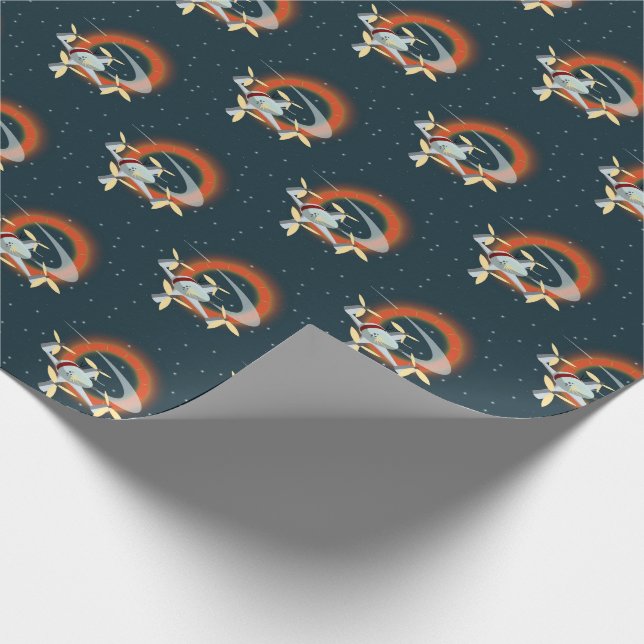 Papier Cadeau Course de drones (Coin)