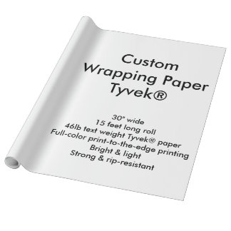 Papier Cadeau Coutume 15' petit pain de papier d'emballage de