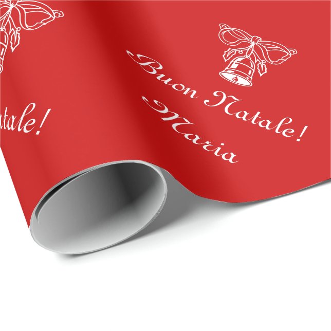 Papier Cadeau Coutume du papier d'emballage | de Noël de Buon (Coin rond)