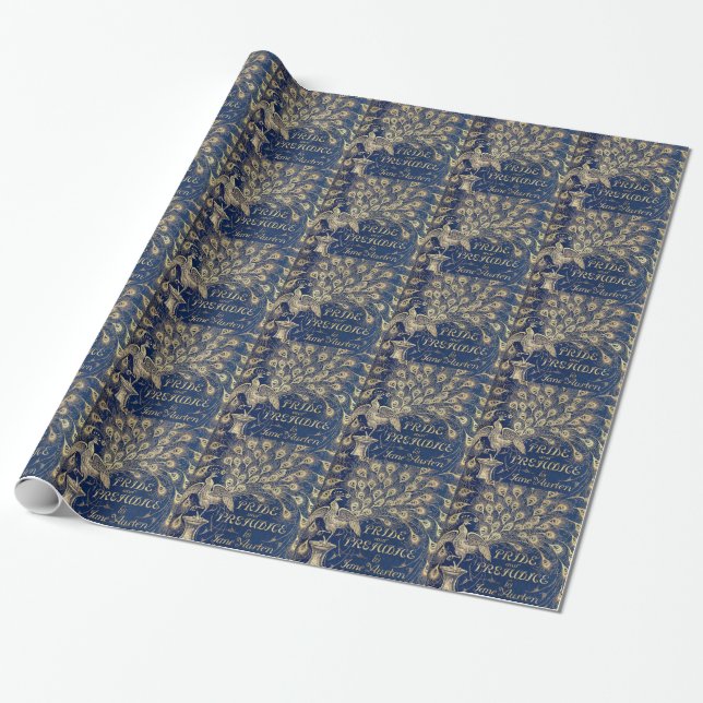 Papier Cadeau Couverture de paon de Jane Austen de fierté et de (Déroulé)