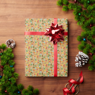 Papier Cadeau Cozy Christmas Wrapping Paper 
