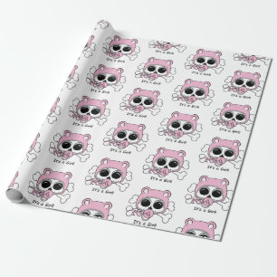 Papier Cadeau Crâne mignon de bébé