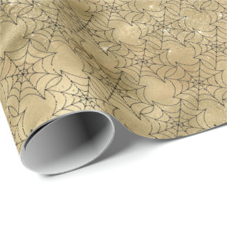 Papier Cadeau CrawSpider Web Halloween Motif