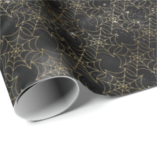 Papier Cadeau CrawSpider Web Halloween Motif