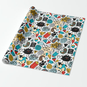 Papier Cadeau Crazy head
