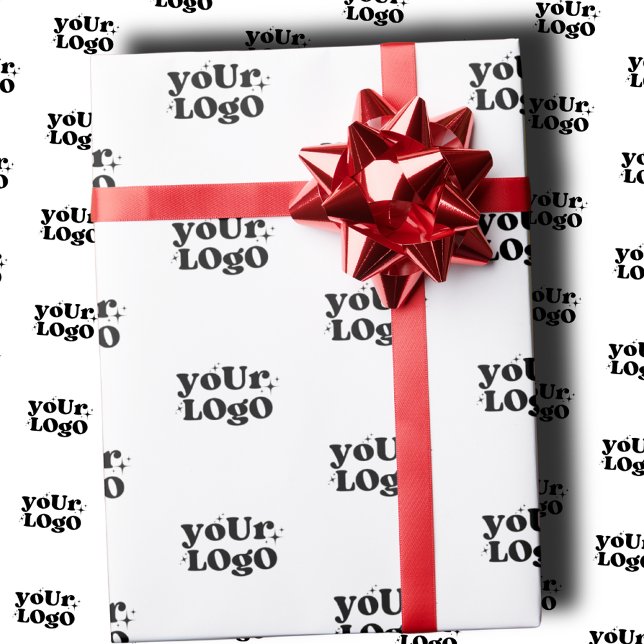Papier Cadeau Create Your Own Wrapping Paper, Your Logo Here (Créateur téléchargé)