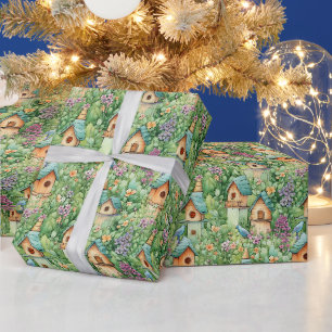 Papier Cadeau Créez vos propres maisons de jardin printanières p