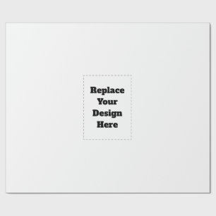 Papier Cadeau Créez votre propre blanc 