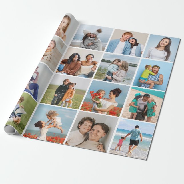 Papier Cadeau Créez votre propre collection de photos 20 (Déroulé)