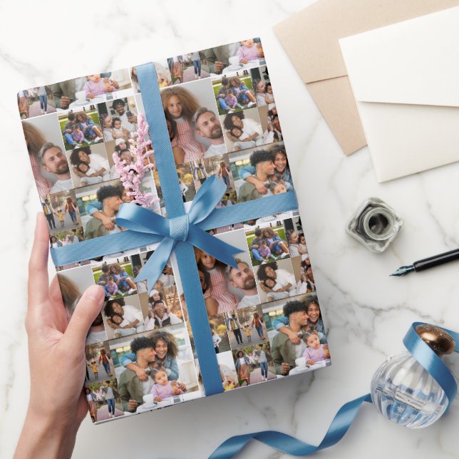 Papier Cadeau Créez votre propre collection photo de 10 personne (Cadeaux)