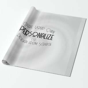 Papier Cadeau Créez votre propre conception personnalisée