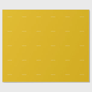 Papier Cadeau Créez Votre Propre Conception Personnalisée Jaune