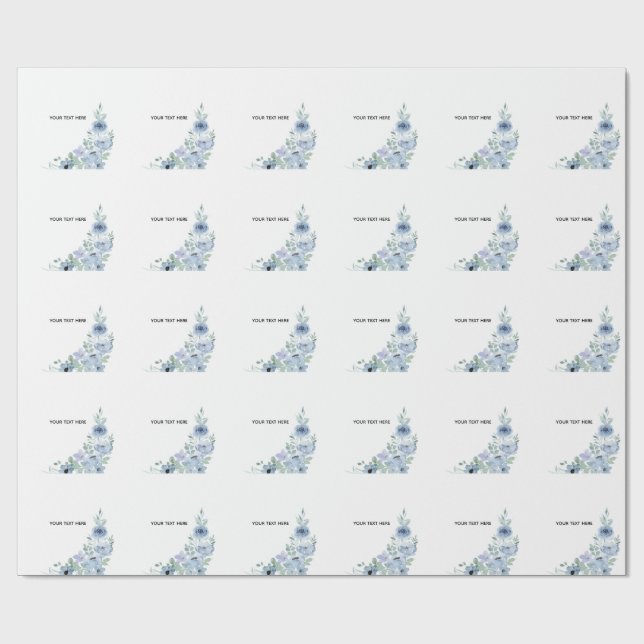 Papier Cadeau Créez Votre Propre Fleur  (Plat)