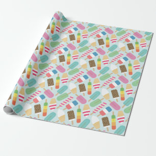 Papier Cadeau Crème glacée 