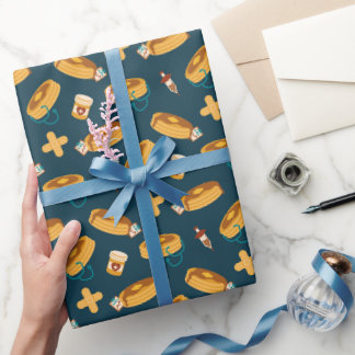 Papier Cadeau Crêpes de docteur Navy