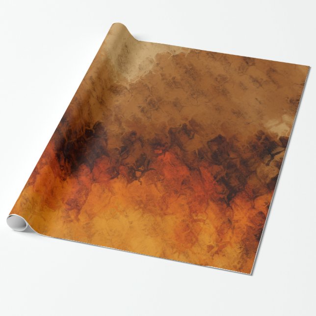 Papier Cadeau Crépuscule d'automne (Déroulé)