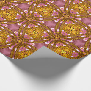Papier Cadeau Crique peu profonde après le motif de temps chic