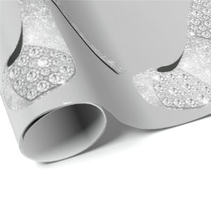 Papier Cadeau Cristaux Swarovski Diamant talons hauts Chaussures